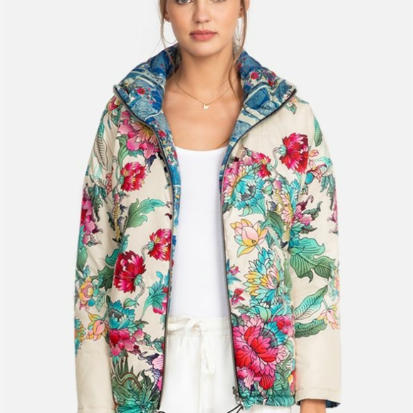 Coats | Johnny Was Parka Jacket | Poshmark